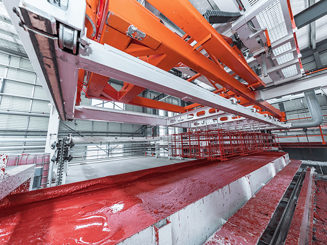 نظام غمس وتجفيف السائل المضاد للتآكل