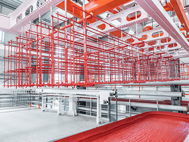 نظام غمس وتجفيف السائل المضاد للتآكل